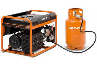 Генератор бензиновый DAEWOO GDA 7500 DFE (газовый)