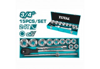 Набор инструментов 3/4 " TOTAL THT341151 (15 предметов)
