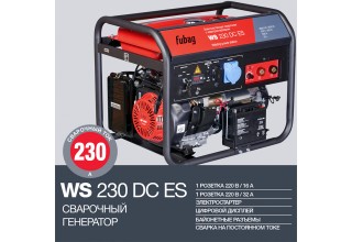 Сварочный генератор FUBAG WS 230 DC ES с электростартером