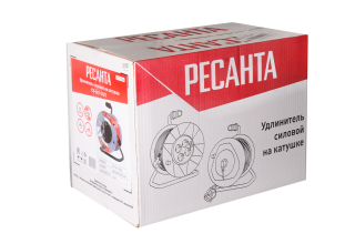 Удлинитель силовой на катушке Ресанта СУ-2х1-30/2