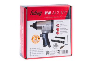 Пневмогайковерт ударный FUBAG PW312 1/2 " + набор