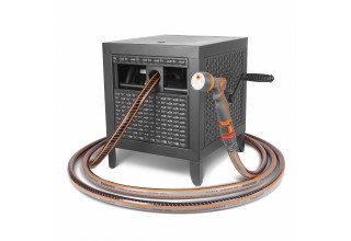 Катушка металлическая со шлангом 30м и набором для полива DAEWOO DWR 6130