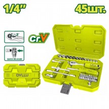 Набор инструментов 1/4 " DYLLU DTST4D45 (45 шт)