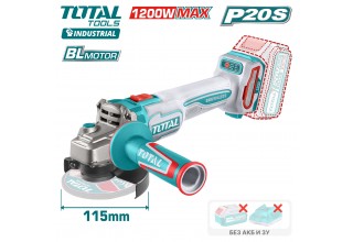 Углошлифмашина аккумуляторная TOTAL TAGLI221153