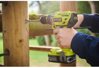 Ударная дрель-шуруповерт RYOBI R18PD7-0 (без батареи) система ONE +