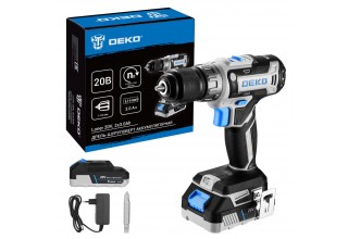 Дрель-шуруповерт аккумуляторная DEKO Loner 20V 085-1005