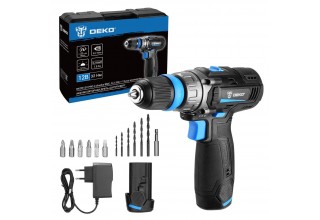 Дрель-шуруповерт аккумуляторная DEKO DKCD12V PRO