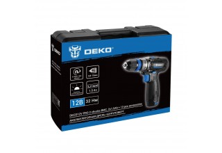 Дрель-шуруповерт аккумуляторная DEKO DKCD12V PRO