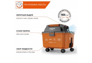 Пылесос строительный аккумуляторный DAEWOO DAVC 1621Li SET