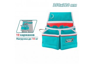 Сумка на пояс для инструментов 350х320 мм TOTAL THT16P10125