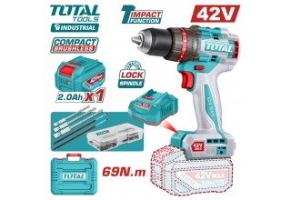 Дрель-шуруповерт ударная TOTAL TIDLI426981