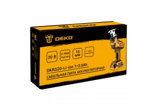Сабельная пила аккумуляторная DEKO DKRS20 085-1069