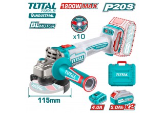 Углошлифмашина аккумуляторная TOTAL TAGLI2211532