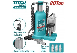 Домкрат гидравлический бутылочный 20 т TOTAL THT109206