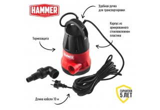 Насос дренажный Hammer NAP250CD