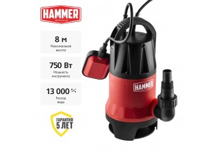 Насос дренажный Hammer NAP750D