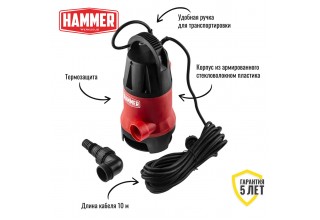 Насос дренажный Hammer NAP750D
