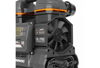 Компрессор аккумуляторный 21В / 220В DAEWOO DAC 90S Li SET