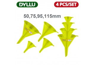 Набор пластиковых воронок 50, 75, 95, 115 мм DYLLU DTUFS2304 (4 шт)