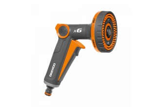 Пистолет-распылитель 1/2 " - 5/8" с плавной регулировкой напора 6 типов струй DAEWOO
                              DWG 3030