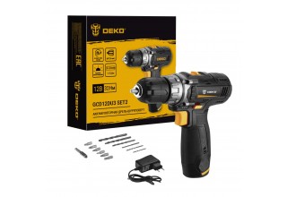 Дрель-шуруповерт аккумуляторная DEKO GCD12DU3 SET 2