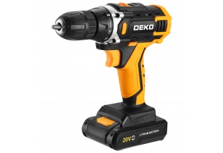 Дрель-шуруповерт аккумуляторная DEKO Banger 20V ONE +