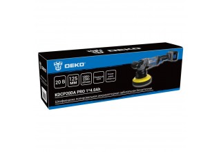 Полировальная машина аккумуляторная DEKO KDCP20DA PRO
