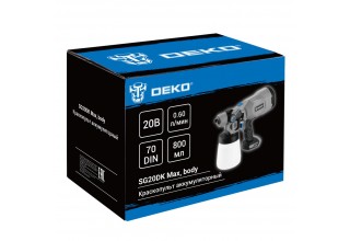 Краскопульт аккумуляторный DEKO SG20DK Max