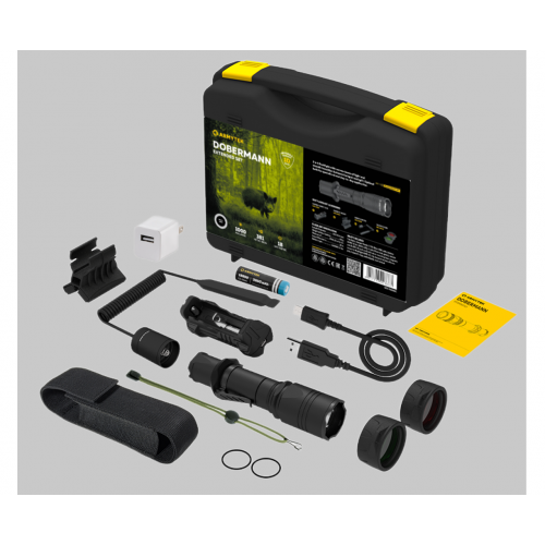 Фонарь Armytek Dobermann Extended Set Белый