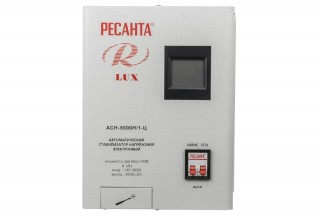 Стабилизатор напряжения настенный Ресанта Lux АСН-8000Н/1-Ц