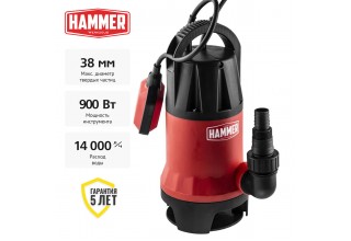 Насос дренажный Hammer NAP900D