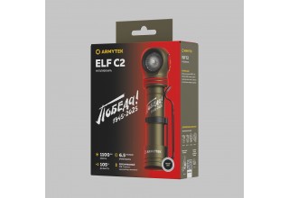 Фонарь Armytek Elf C2 USB-C Победа Белый