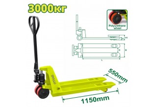 Тележка гидравлическая для поддонов 3000 кг DYLLU DTNH1R30