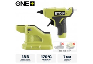 Термоклеевой пистолет RYOBI RGLM18-0 (без батареи) система ONE +