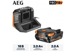 Аккумулятор AEG SET L1820S с зарядным устройством