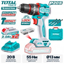 Дрель-шуруповерт ударная TOTAL TIDLI20558