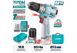 Дрель-шуруповерт ударная TOTAL TOSLI241199