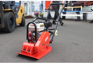 Виброплита Impulse VP60L Loncin G200F (колеса)