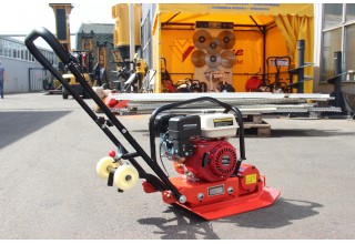 Виброплита Impulse VP60L Loncin G200F (колеса)