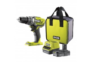 Дрель-шуруповерт RYOBI R18DD3-120S система ONE +