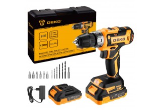 Дрель-шуруповерт аккумуляторная DEKO Banger 20V ONE + 083-1109