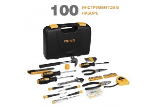 Набор инструмента для дома DEKO TZ100 SET 100