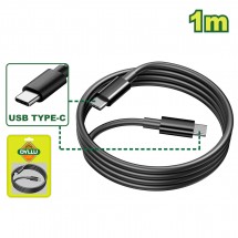 Кабель USB Type-C - Type-C DYLLU DTUB1502 (1 м) Кабель USB Type-C - Type-C DYLLU DTUB1502 (1 м)