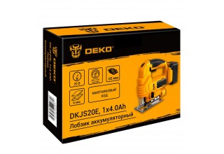 Лобзик аккумуляторный DEKO DKJS20E