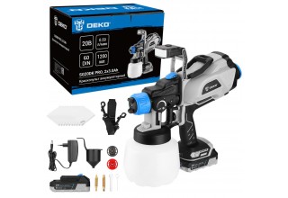 Краскопульт аккумуляторный DEKO SG20DK PRO