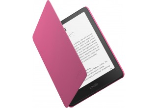 Обложка для Kindle Paperwhite 2024 и Colorsoft Plant-Based Leather Cover (малиновая)