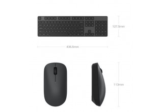 Офисный набор Xiaomi Wireless Keyboard and Mouse Set 2 WXJS02YM (черный)