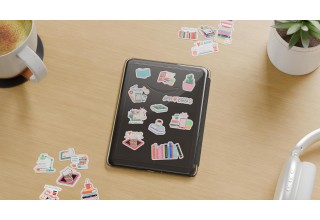 Обложка Fabric Cover with clear case для Kindle Paperwhite 2024/Colorsoft (черная)