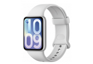 Фитнес-браслет Xiaomi Smart Band 10 Pro M2552B1 (серебристый, со светло-серым силиконовым ремешком, международная версия)