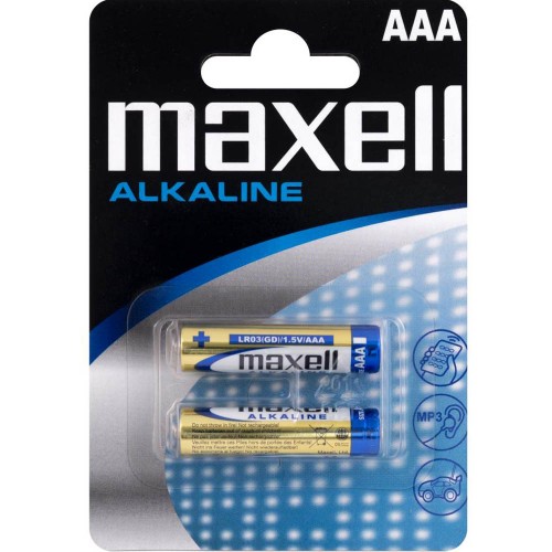 Батарейки Maxell Alkaline (AAA, 2 шт)